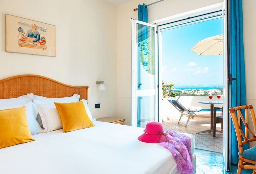 اتاق استاندارد با چشم‌انداز دریا, Poggio Aragosta Hotel & Spa