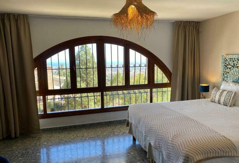 اتاق لوکس با چشم‌انداز دریا, Bed & Breakfast Villa Botánica