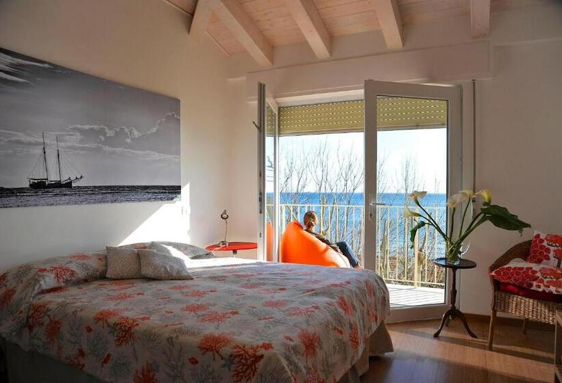 اتاق استاندارد با چشم‌انداز دریا, B&b Viale Italia 22