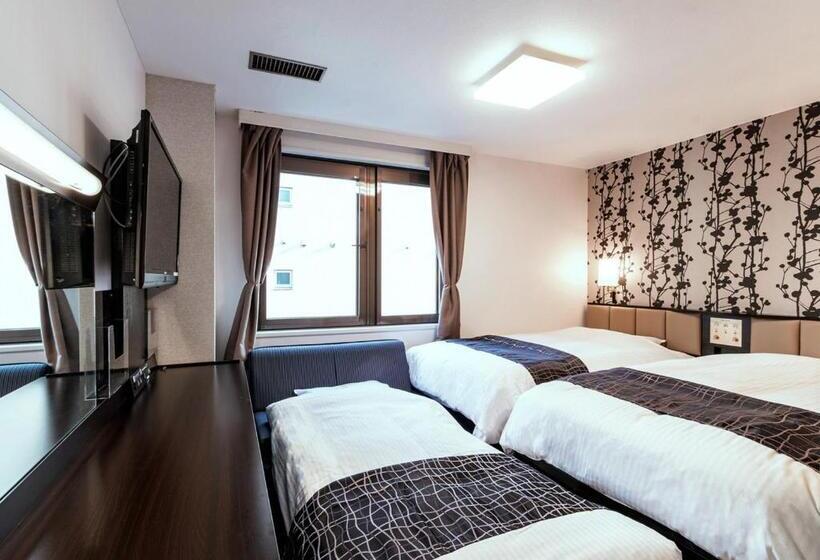 اتاق استاندارد سه نفره, Apa Hotel <sapporo Odoriekimaenishi>