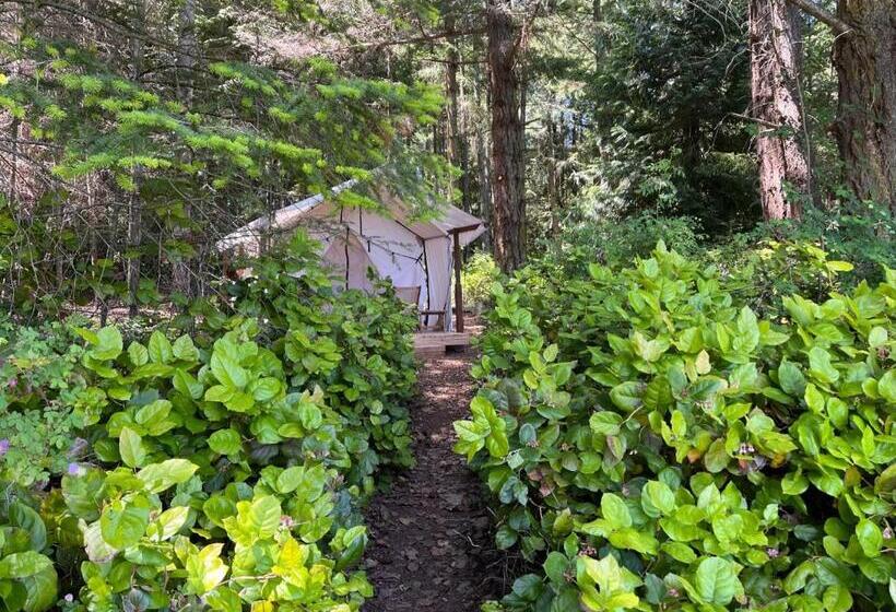 چادر با خدمات رفاهی استاندارد, Lopez Farm Cottages & Tent Camping