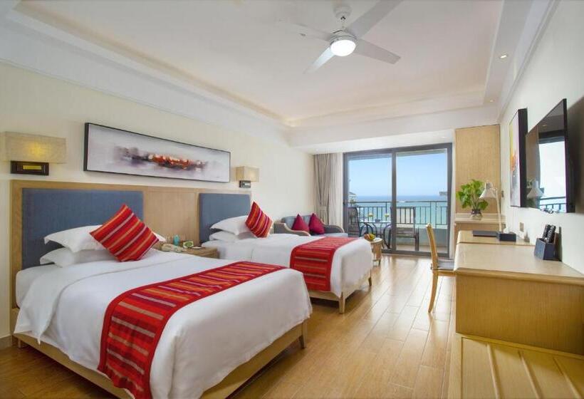 اتاق لوکس با چشم‌انداز دریا, Tianze Beach Resort