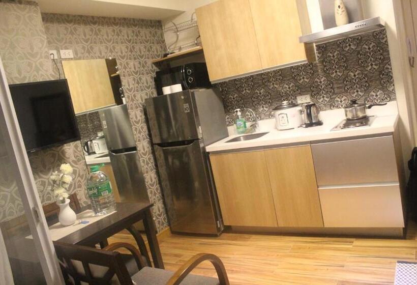 バルコニー付き１ベッドルームアパートメント, Azure Urban Resort A4 Near Airport Mall With Wavepool