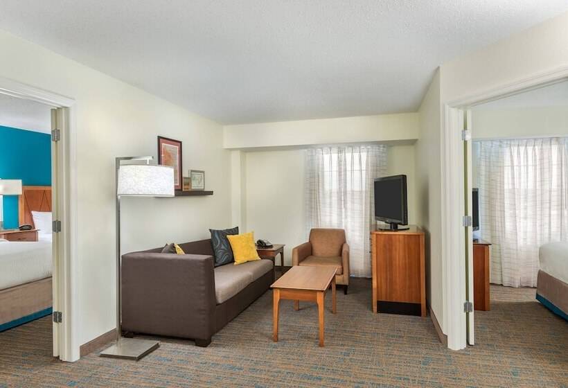 سوئیت 2 خوابه, Residence Inn By Marriott St. Louis Downtown