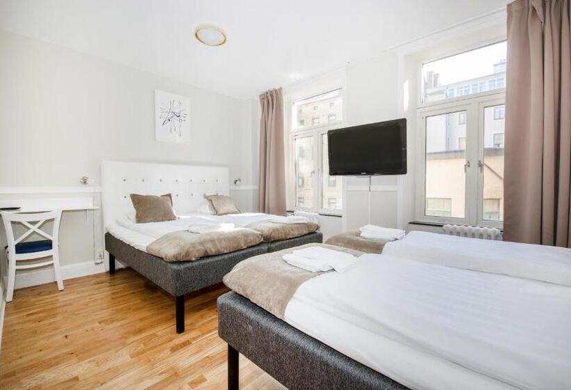 اتاق استاندارد چهار تخته, City Hotell Avenyn