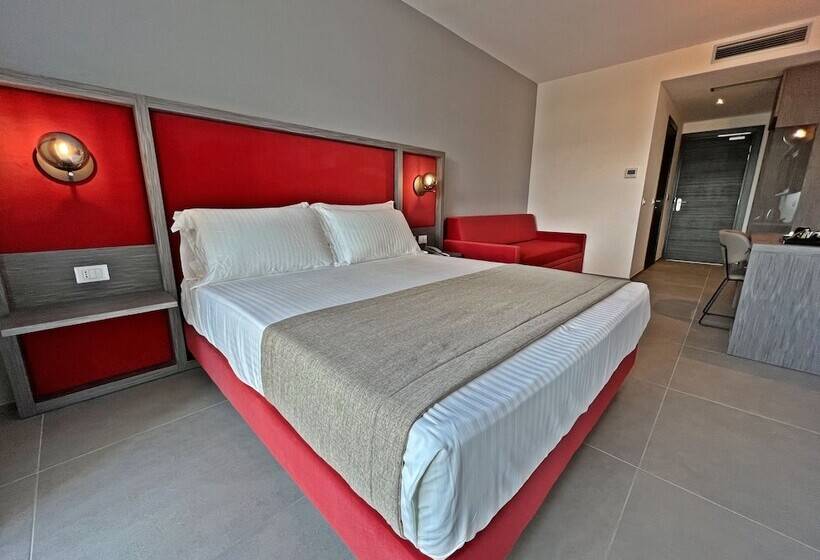 اتاق لوکس با چشم‌انداز دریا, Resort La Battigia Beach & Spa