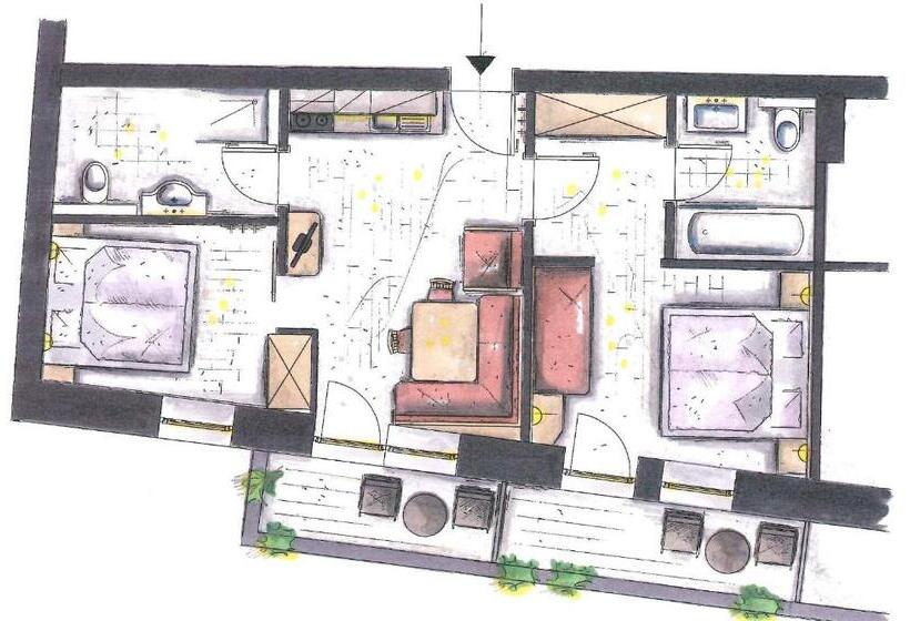 Appartement met 1 Slaapkamer, Schimpfösslhof