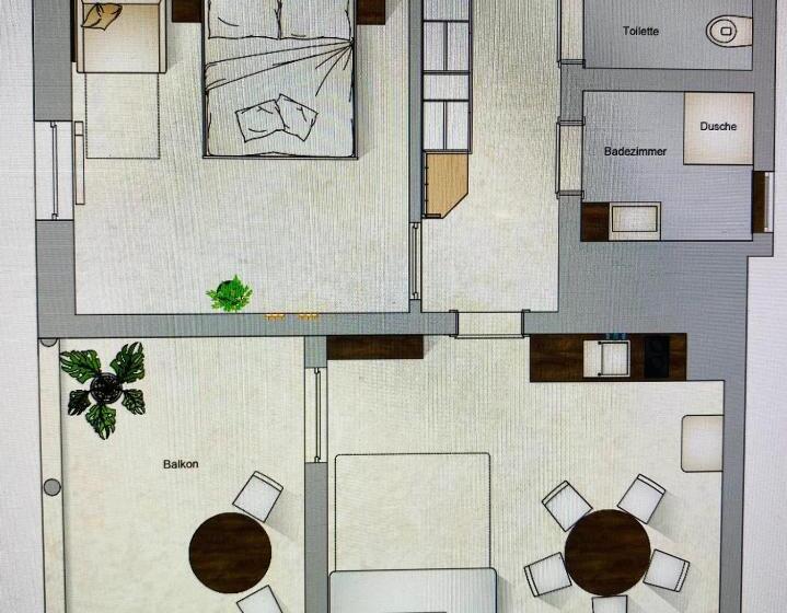 آپارتمان لوکس 1 خوابه, Villa Thermale