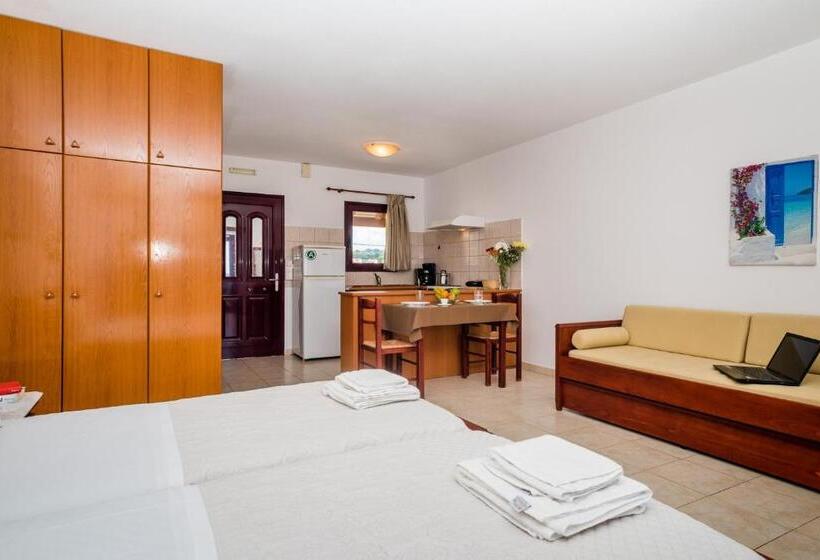 آپارتمان 1 خوابه با چشم‌انداز دریا, Ammos Residence