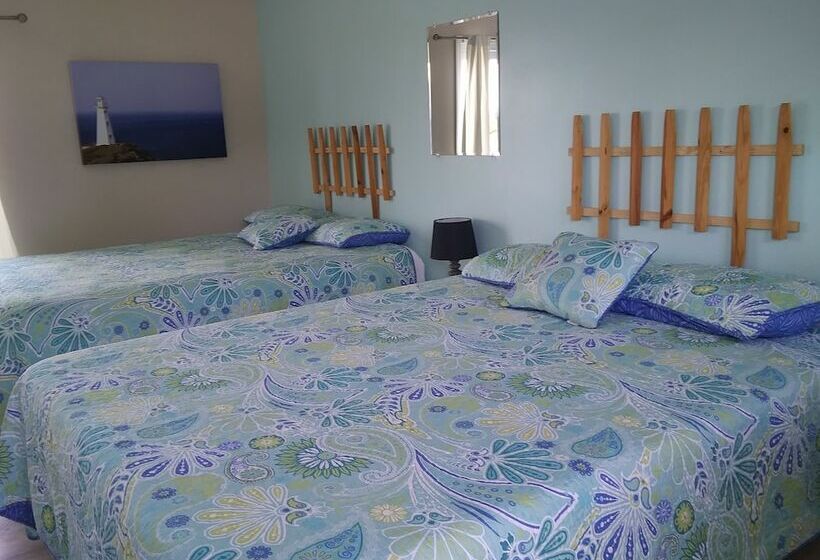 اتاق استاندارد با 2 تخت دوبل, Riverside Motel And Marina Manistee