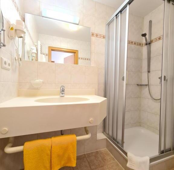 اتاق یک تخته با چشم‌انداز استخر, Thermenhotel Tannenhof   Ihr Wohlfühl