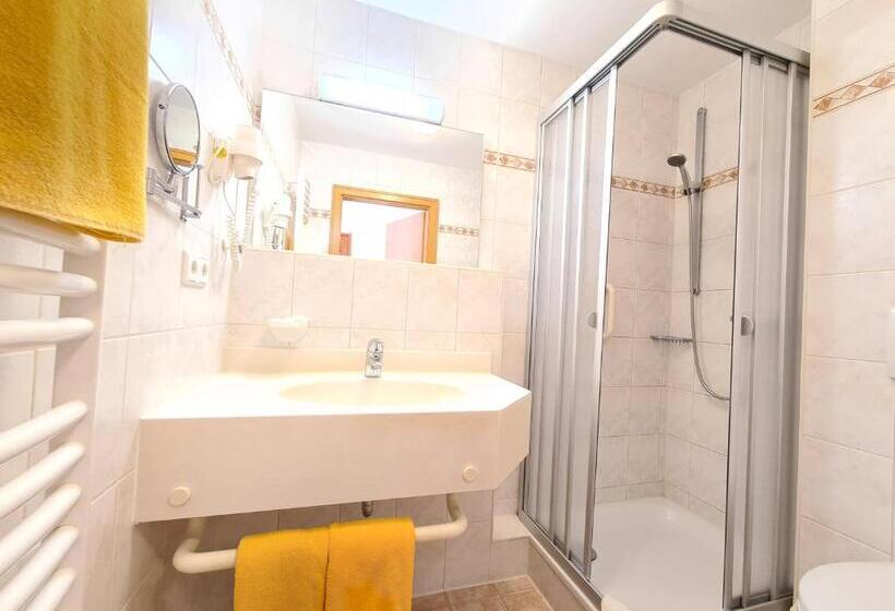 اتاق یک تخته با چشم‌انداز استخر, Thermenhotel Tannenhof   Ihr Wohlfühl