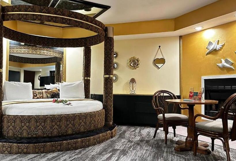 سوییت سوپریور, Inn Of The Dove Romantic Luxury Suites With Jacuzzi & Fireplace At Harrisburg Hershey, Pa