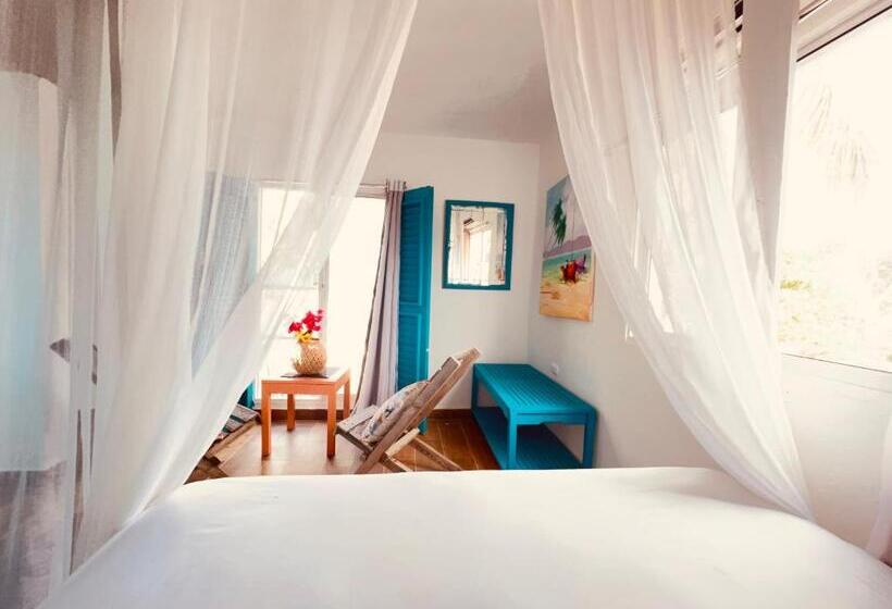 اتاق استاندارد با تراس, Bluemare Ecohotel Frente A La Playa Ensendada