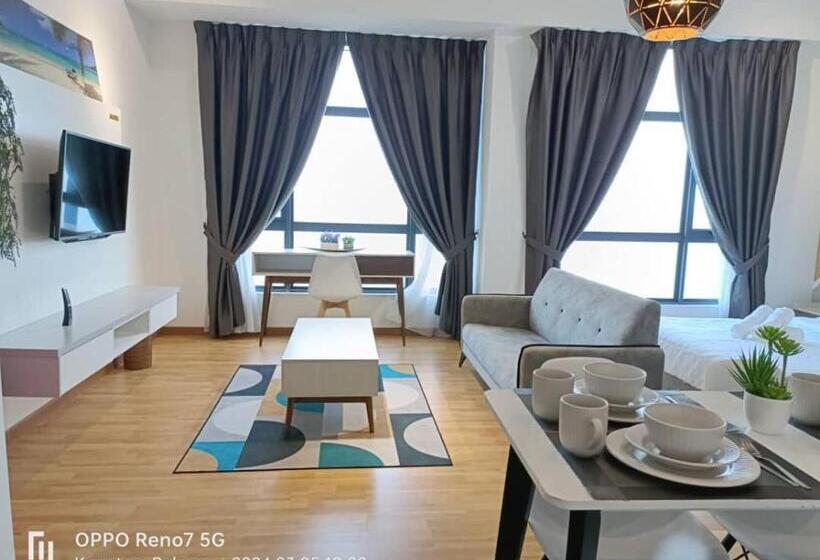 استودیوی استاندارد با چشم‌انداز دریا, Kuantan Imperium Seaview Cityview By Avenzee
