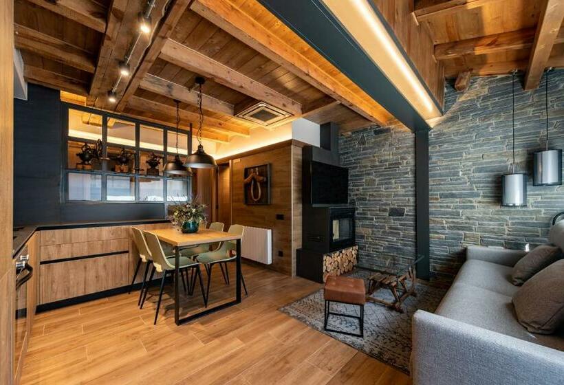 آپارتمان 1 خوابه با تراس, Cerdanya Mountain Residences