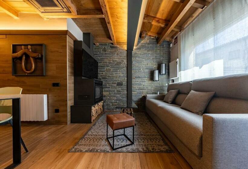 آپارتمان 1 خوابه با تراس, Cerdanya Mountain Residences