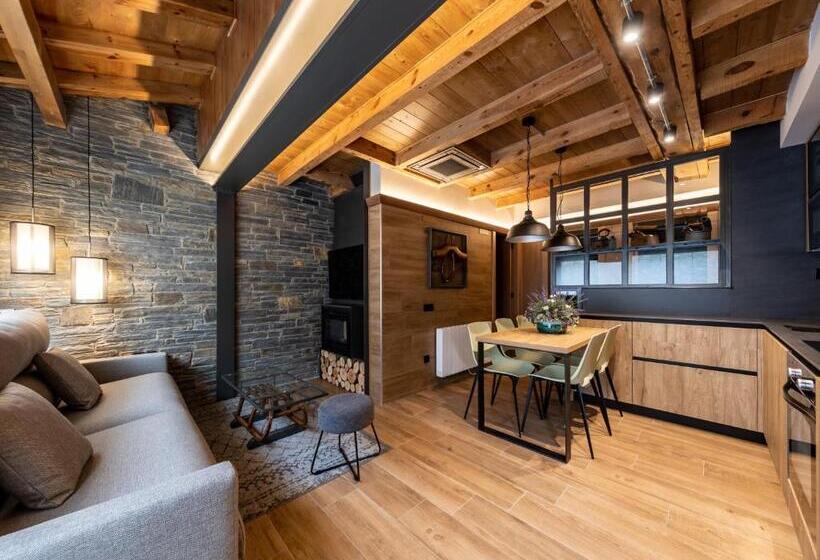 آپارتمان 1 خوابه با تراس, Cerdanya Mountain Residences