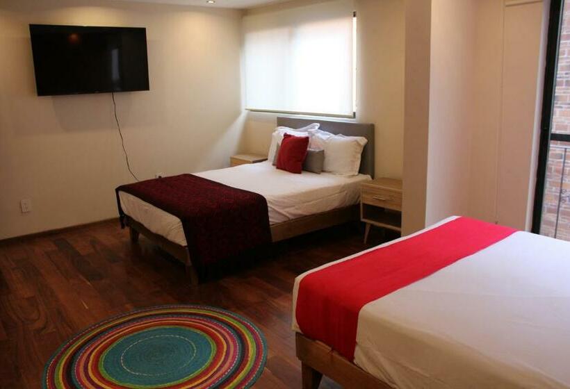 اتاق استاندارد با تراس, Casa Luna Coyoacan