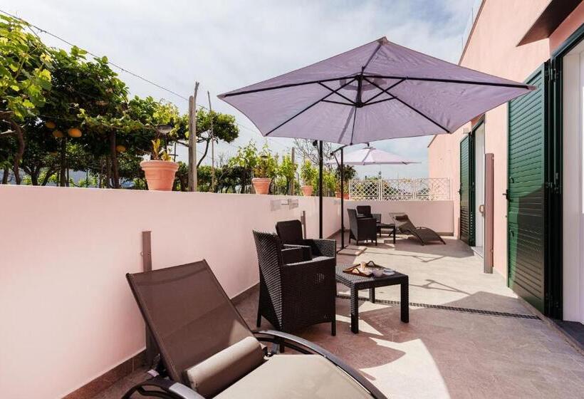اتاق استاندارد با چشم‌انداز باغ, Le Rondinelle Rooms