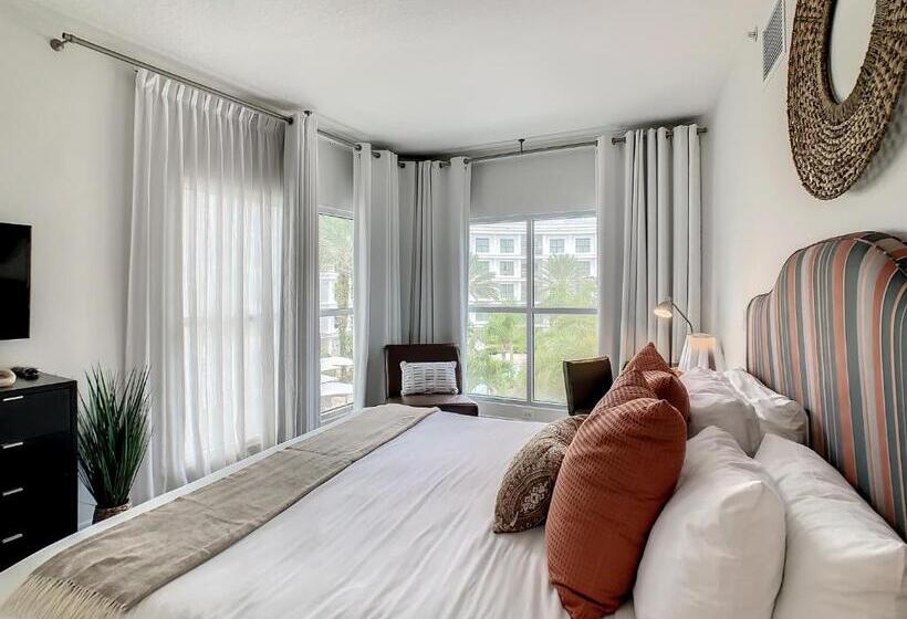 آپارتمان 1 خوابه با چشم‌انداز استخر, Pet Friendly In Orlando Area Near Disney