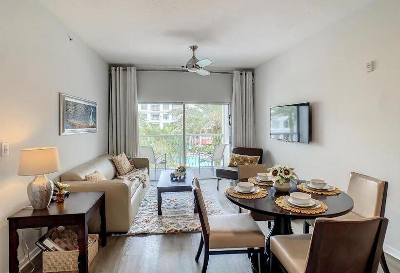 آپارتمان 1 خوابه با چشم‌انداز استخر, Pet Friendly In Orlando Area Near Disney