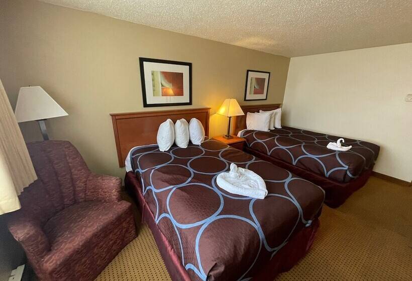 اتاق استاندارد با 2 تخت دوبل, Super 8 By Wyndham Williston Nd