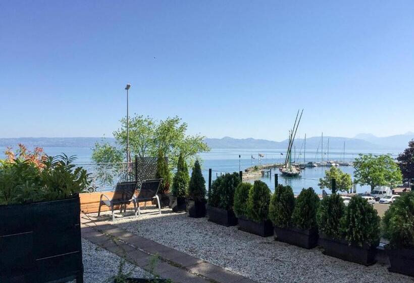 Habitación Estándar Vista Lago, Savoy Hôtel Evian