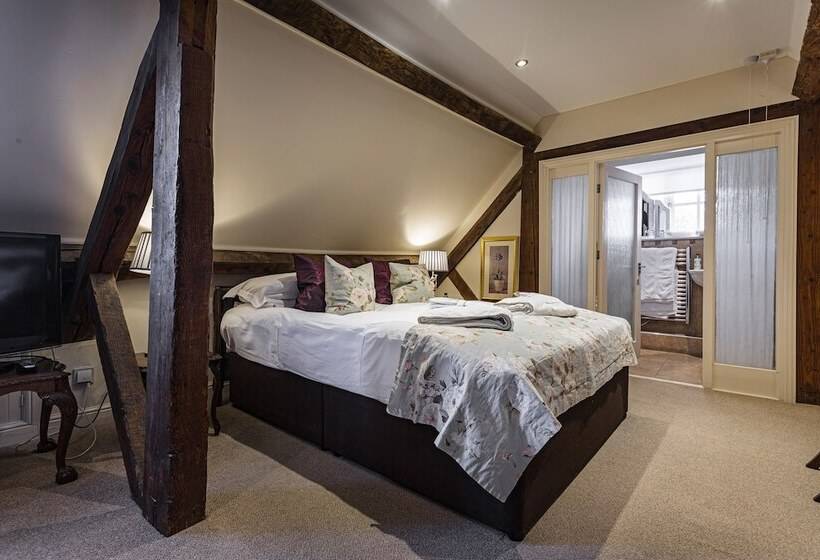 Chambre Deluxe, The White Hart Royal, Moretoninmarsh, Cotswolds