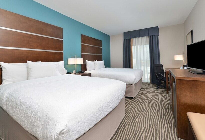 اتاق استاندارد با 2 تخت دوبل, Hampton Inn & Suites Des Moines Downtown