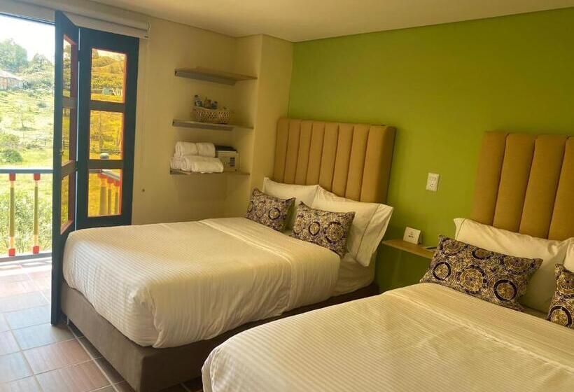 اتاق کلاسیک چهارنفره, Ayenda Hotel Bambu Guatape