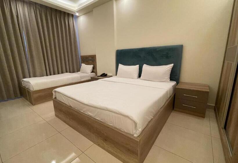 اتاق اساندارد با چشم‌انداز جانبی به دریا, Aster Hotel Aqaba