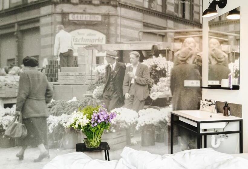 اتاق پایه با سرویس بهداشتی مشترک, Pyjama Park St Pauli Hotel Und Hostel