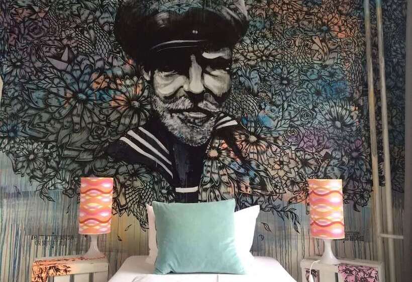 اتاق استاندارد یک تخته با سرویس بهداشتی مشترک, Pyjama Park St Pauli Hotel Und Hostel