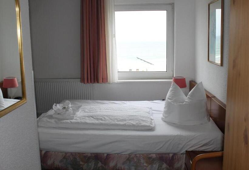 اتاق استاندارد یک نفره با چشم‌انداز دریا, Kur  Und Ferienhotel Sanddorn