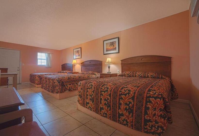 اتاق استاندارد با تخت دو نفره بزرگ, Monterrey Motel Padre Island, Corpus Christi By Oyo