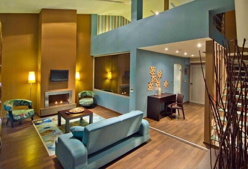 带花园景观和一个卧室的别墅, Cronwell Platamon Resort