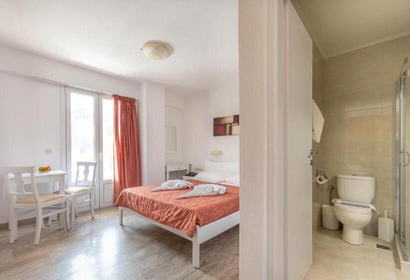 استودیو استاندارد با چشم‌انداز استخر, Irini Apartments