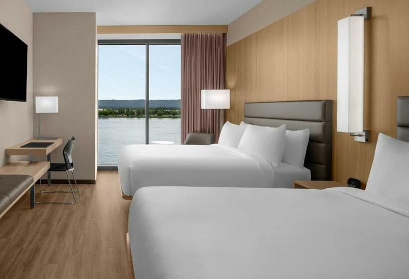 اتاق استاندارد با 2 تخت دوبل, Ac  By Marriott Vancouver Waterfront