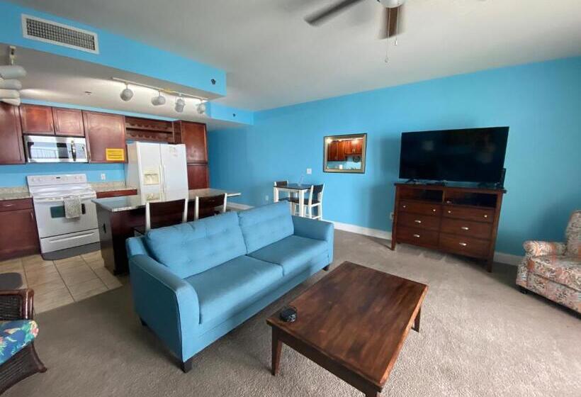 اتاق خانوادگی, 1717 Laketown Wharf 1 King Bedroom, 2 Bath