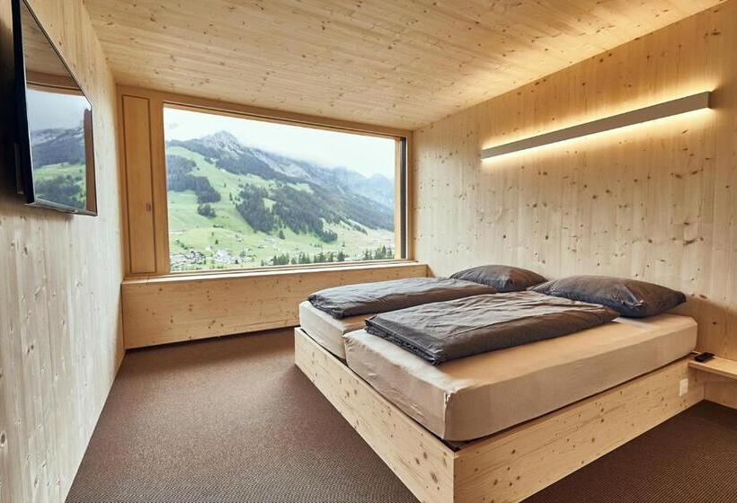 اتاق استاندارد با چشم‌انداز, Revier Mountain Lodge Adelboden