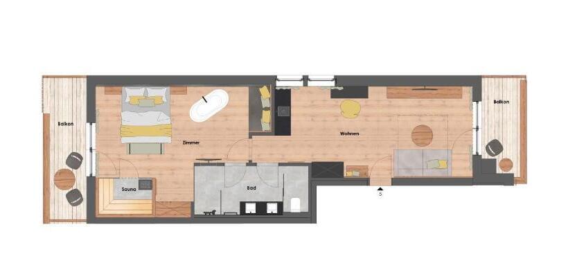 سوییت, Zaglgut Hotel Chalet Wellness Panoramic View, Ski In Ski Out To Kitzsteinhorn