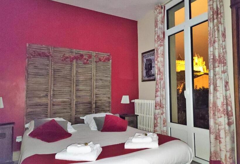 اتاق استاندارد چهار تخته, La Villa Carcassonne, Cité 8 Min à Pieds, Clim, Piscine, Full Wifi, Borne 7,5kw, Vélo élect, Parking
