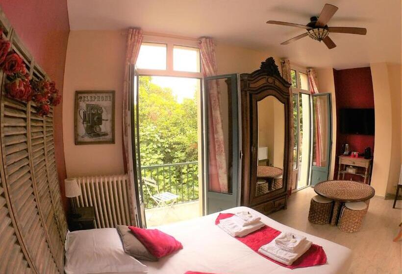 اتاق استاندارد چهار تخته, La Villa Carcassonne, Cité 8 Min à Pieds, Clim, Piscine, Full Wifi, Borne 7,5kw, Vélo élect, Parking