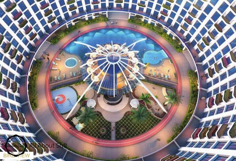 آپارتمان 1 خوابه با چشم‌انداز استخر, 7 Star Weekend Studio At Rajhans Belliza By Global Hospitality