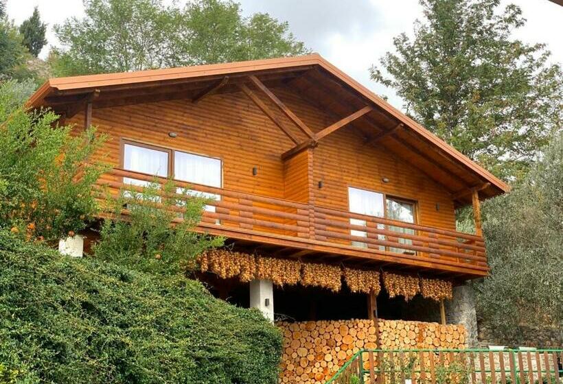 اتاق استاندارد سه تخته با بالکن, Wooden House
