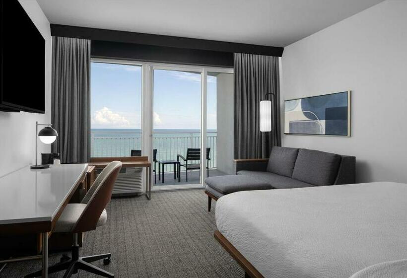 اتاق استاندارد با تخت بزرگ, Courtyard By Marriott Myrtle Beach Oceanfront