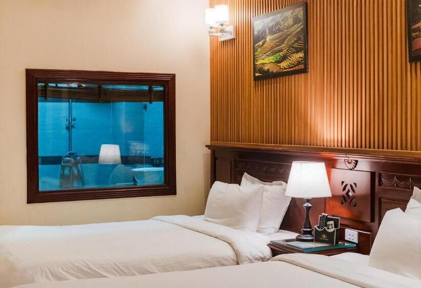 اتاق استاندارد با چشم‌انداز شهر, May Ho Hotel Sapa