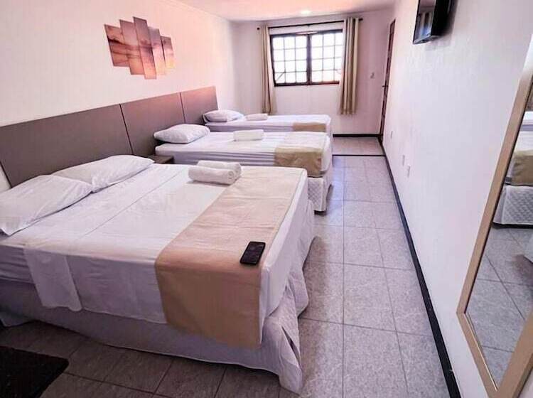 اتاق استاندارد چهار تخته, Pousada La Riviera   Pé Na Areia E Passeios Em Maragogi