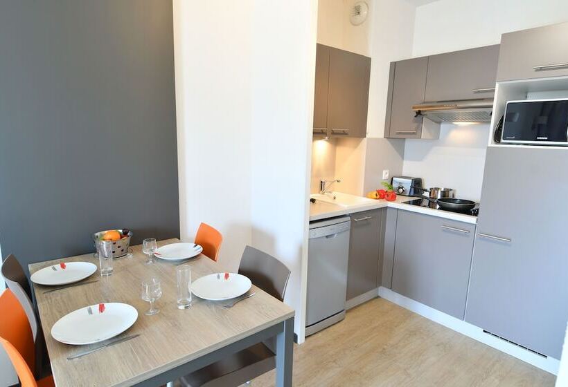 آپارتمان 1 خوابه, Appart Hôtel Mer & Golf City Bordeaux   Bruges